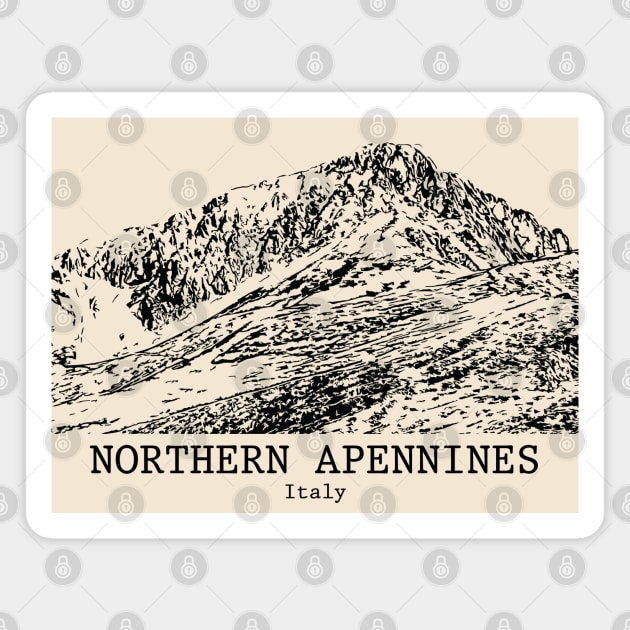 Northern Apennines - Italy Magnet by Lakeric